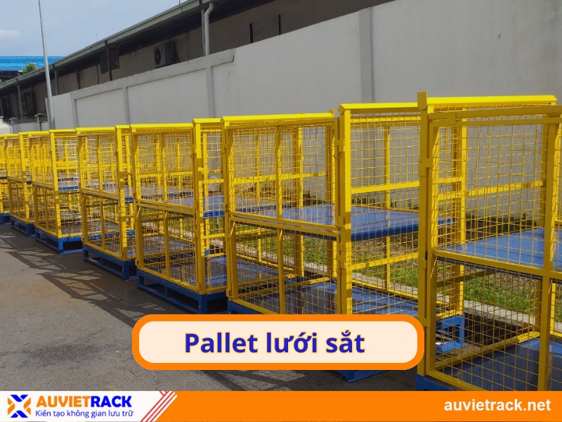 Pallet lưới sắt 